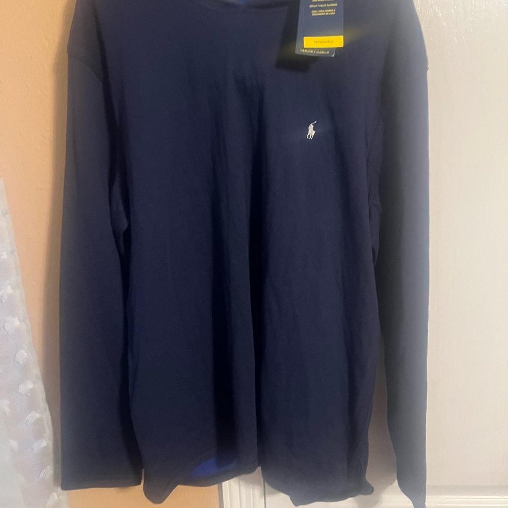 NWT $110 Polo Ralph Lauren reversible pajama set sz large